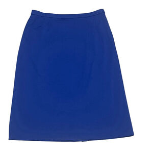 Bleyle Royal Blue Pull On Wool Blend Midi Skirt Size 14 NWT